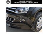 VOLKSWAGEN AMAROK 2010-21 SİS FARI ÇERÇEVESİ 2 PARÇA, KROM