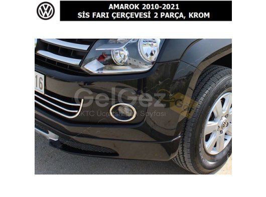VOLKSWAGEN AMAROK 2010-21 SİS FARI ÇERÇEVESİ 2 PARÇA, KROM