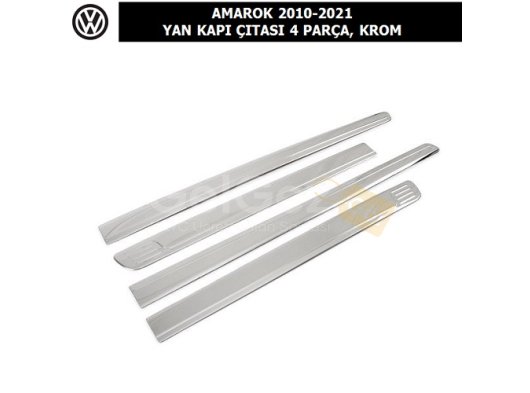 VOLKSWAGEN AMAROK 2010-21 YAN KAPI ÇITASI 4 PARÇA, KROM