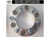 TOYOTA HILUX 2005+ TEKERLEK FLANJ SETİ 38mm 6X139,7 Ø106.1 GÖBEKLİ 4 PARÇA, KROM