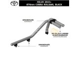 TOYOTA HILUX Ø76 KOBRA ROLLBAR MEDIUM, SİYAH