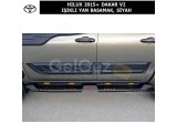 TOYOTA HILUX 2015+ DAKAR V2 IŞIKLI YAN BASAMAK, SİYAH