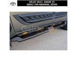 TOYOTA HILUX 2015+ DAKAR V2 IŞIKLI YAN BASAMAK, SİYAH