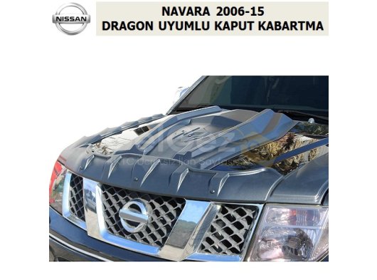 NISSAN NAVARA 2006-15 DRAGON SET UYUMLU KAPUT KABARTMA (SCOOP)