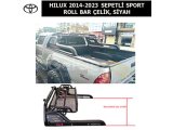 TOYOTA HILUX 2014-2023 SEPETLİ SPORT ROLL BAR ÇELİK, SİYAH