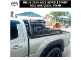 TOYOTA HILUX 2014-2023 SEPETLİ SPORT ROLL BAR ÇELİK, SİYAH