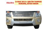 ISUZU D-MAX 2012+ ABS ÖN TAMPON KORUMA, SİYAH-KROM