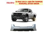 ISUZU D-MAX 2012+ ABS ÖN TAMPON KORUMA, SİYAH-KROM