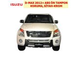 ISUZU D-MAX 2012+ ABS ÖN TAMPON KORUMA, SİYAH-KROM