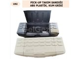 ÜNIVERSAL PICK-UP TAKIM SANDIĞI ABS PLASTİK, KUM GRİSİ
