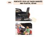 ÜNIVERSAL PORTATİF PICK-UP TAKIM SANDIĞI, ABS PLASTİK, SİYAH