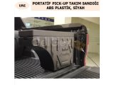 ÜNIVERSAL PORTATİF PICK-UP TAKIM SANDIĞI, ABS PLASTİK, SİYAH
