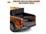 ÜNIVERSAL PORTATİF PICK-UP TAKIM SANDIĞI, ABS PLASTİK, SİYAH