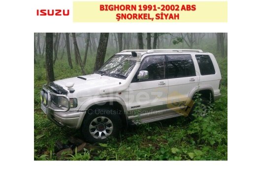 ISUZU BIGHORN 1991-2002 ABS ŞNORKEL, SİYAH