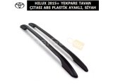 TOYOTA HILUX 2015+ YEKPARE TAVAN ÇITASI ABS PLASTİK AYAKLI, SİYAH