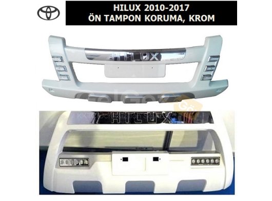 TOYOTA HILUX 2010-2017 ÖN TAMPON KORUMA, KROM