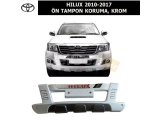 TOYOTA HILUX 2010-2017 ÖN TAMPON KORUMA, KROM