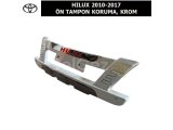 TOYOTA HILUX 2010-2017 ÖN TAMPON KORUMA, KROM