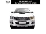 TOYOTA HILUX 2010-2017 ÖN TAMPON KORUMA, KROM