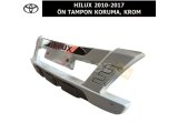 TOYOTA HILUX 2010-2017 ÖN TAMPON KORUMA, KROM
