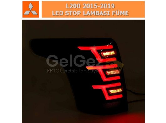 MITSUBISHI L200 2015-19 LED STOP LAMBASI SAĞ-SOL TAKIM, FÜME