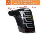 MITSUBISHI L200 2015-19 LED STOP LAMBASI SAĞ-SOL TAKIM, FÜME