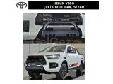TOYOTA HILUX ÇELİK BULL BAR, SİYAH