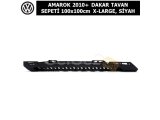 VOLKSWAGEN AMAROK 2010+ DAKAR TAVAN SEPETİ 100×100 cm XLARGE, SİYAH