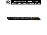 VOLKSWAGEN AMAROK 2010+ DAKAR TAVAN SEPETİ 100×100 cm XLARGE, SİYAH