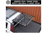 VOLKSWAGEN AMAROK 2010+ DAKAR TAVAN SEPETİ 100×100 cm XLARGE, SİYAH