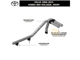 TOYOTA HILUX 2006-15 KOBRA Ø60 ROLLBAR, KROM