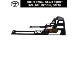 TOYOTA HILUX 2020+ DAKAR IŞIKLI ROLLBAR (ORİJİNAL SÜRGÜLÜ KAPAK İÇİN) MEDIUM, SİYAH