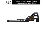 TOYOTA HILUX 2020+ DAKAR IŞIKSIZ ROLLBAR (ORİJİNAL SÜRGÜLÜ KAPAK İÇİN) MEDIUM, SİYAH