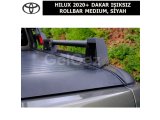 TOYOTA HILUX 2020+ DAKAR IŞIKSIZ ROLLBAR (ORİJİNAL SÜRGÜLÜ KAPAK İÇİN) MEDIUM, SİYAH