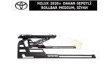 HILUX 2020+ DAKAR SEPETLİ ROLLBAR (ORİJİNAL SÜRGÜLÜ KAPAK İÇİN) MEDIUM, SİYAH