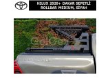 HILUX 2020+ DAKAR SEPETLİ ROLLBAR (ORİJİNAL SÜRGÜLÜ KAPAK İÇİN) MEDIUM, SİYAH