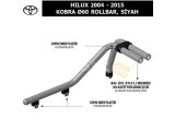 TOYOTA HILUX 2004-15 KOBRA Ø60 ROLLBAR, SİYAH