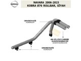 NISSAN NAVARA 2006-15 KOBRA Ø76 ROLLBAR, SİYAH