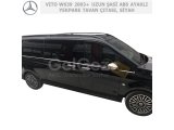 MERCEDES VITO W639 2003+ UZUN ŞASİ SİYAH ABS PLASTİK AYAKLI YEKPARE TAVAN ÇITASI, SİYAH