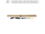 MERCEDES VITO W639 2003+ ORTA ŞASİ SİYAH ABS PLASTİK AYAKLI YEKPARE TAVAN ÇITASI, MAT ALÜMİNYUM