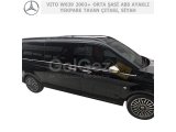 MERCEDES VITO W639 2003+ ORTA ŞASİ SİYAH ABS PLASTİK AYAKLI YEKPARE TAVAN ÇITASI, SİYAH