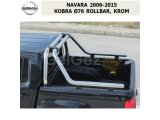 NISSAN NAVARA 2006-15 KOBRA Ø76 ROLLBAR, KROM