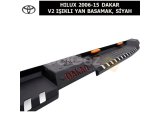 TOYOTA HILUX 2006-15 DAKAR V2 IŞIKLI YAN BASAMAK, SİYAH