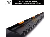 TOYOTA HILUX 2006-15 DAKAR V1 IŞIKLI YAN BASAMAK, SİYAH