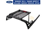 FORD RANGER 2011+ DAKAR SEPETLİ ROLLBAR IŞIKSIZ MEDIUM, SİYAH