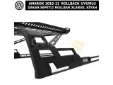 VOLKSWAGEN AMAROK 2010-21 ROLLBACK UYUMLU DAKAR SEPETLİ ROLLBAR XLARGE, SİYAH