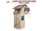 KLASİK ARAÇ ÜSTÜ KAMP ÇADIRI 125cm x 220cm