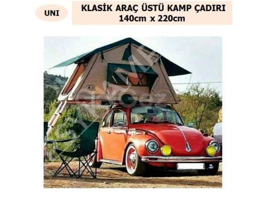 KLASİK ARAÇ ÜSTÜ KAMP ÇADIRI 140cm x 220cm