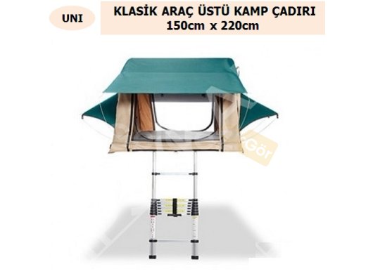 KLASİK ARAÇ ÜSTÜ KAMP ÇADIRI 150cm x 220cm