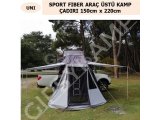 SPORT FIBER ARAÇ ÜSTÜ KAMP ÇADIRI 150cm x 220cm